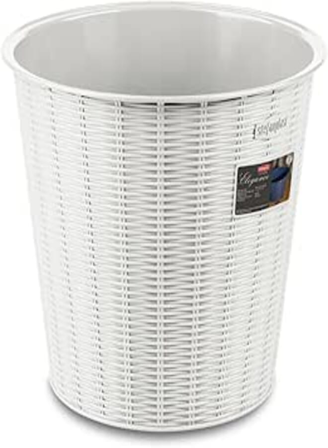 Stefanplast Elegance waste paper bin white 29700
